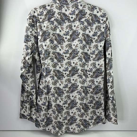 Eton Men's LS Paisley Button Down Dress Shirt - Picture 3 of 9
